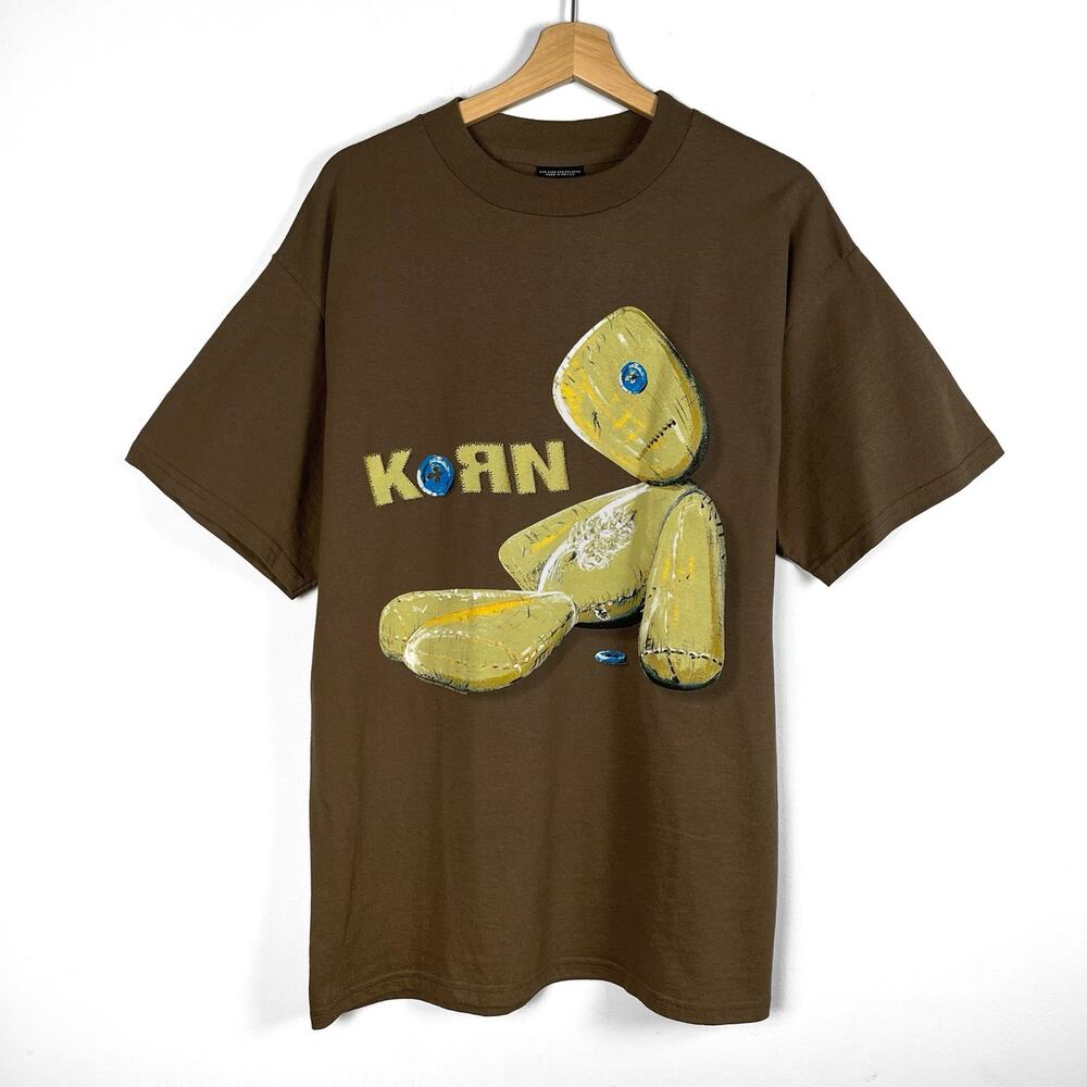 Vintage 1999 Korn Issues Giant Tultex Tag Band Tee Large T Shirt 90s Nu Metal
